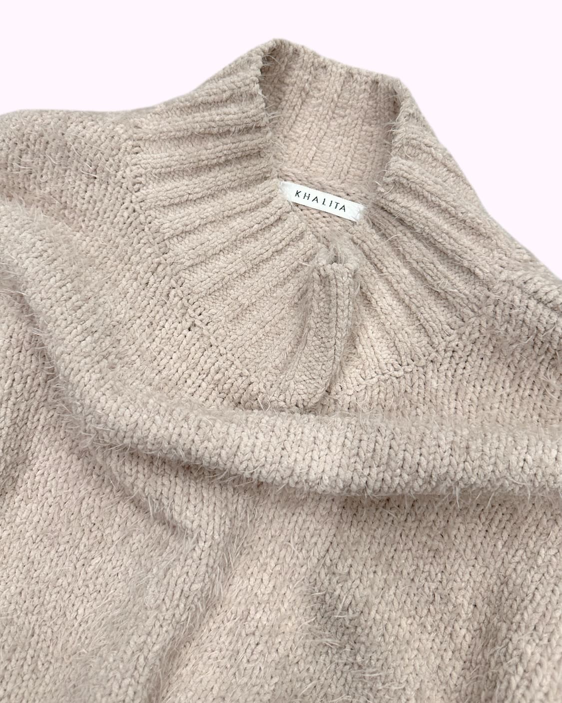 hairy mockneck crop knit 상품이미지3