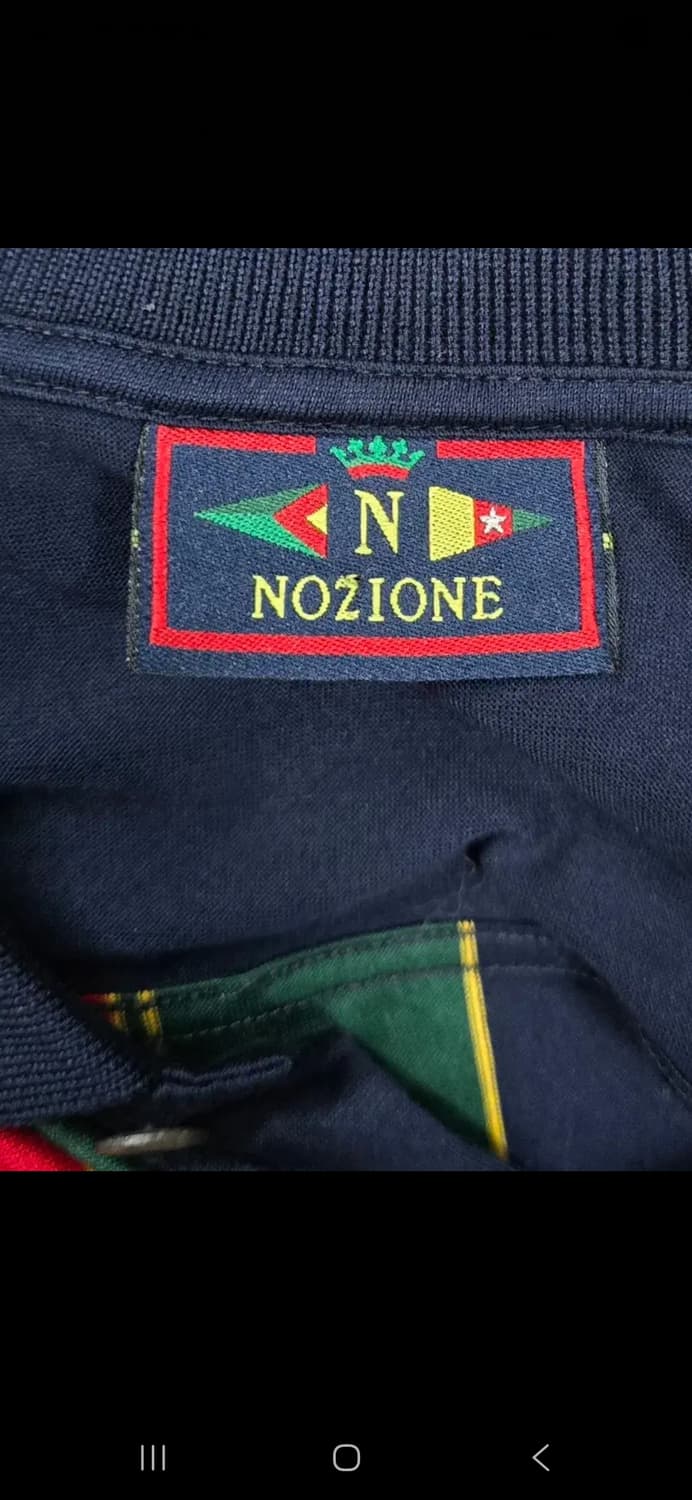 NOZIONE  남자 반팔카라티.     
싸이즈 100.   상품이미지5