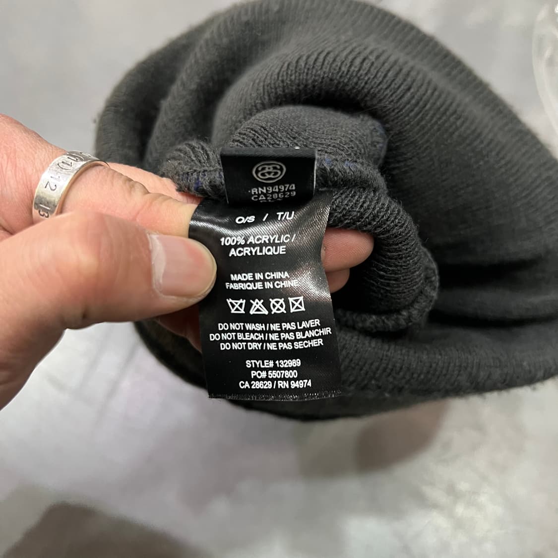  스투시 투톤 커프 비니 y15076 상품이미지7