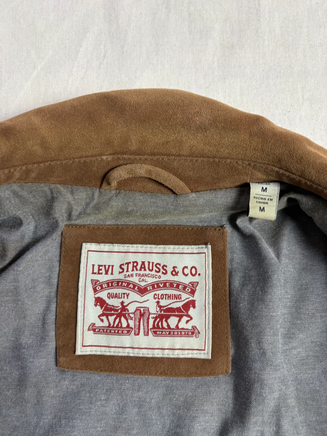 Levis 리바이스 스웨이드 트러커 자켓 M 상품이미지4