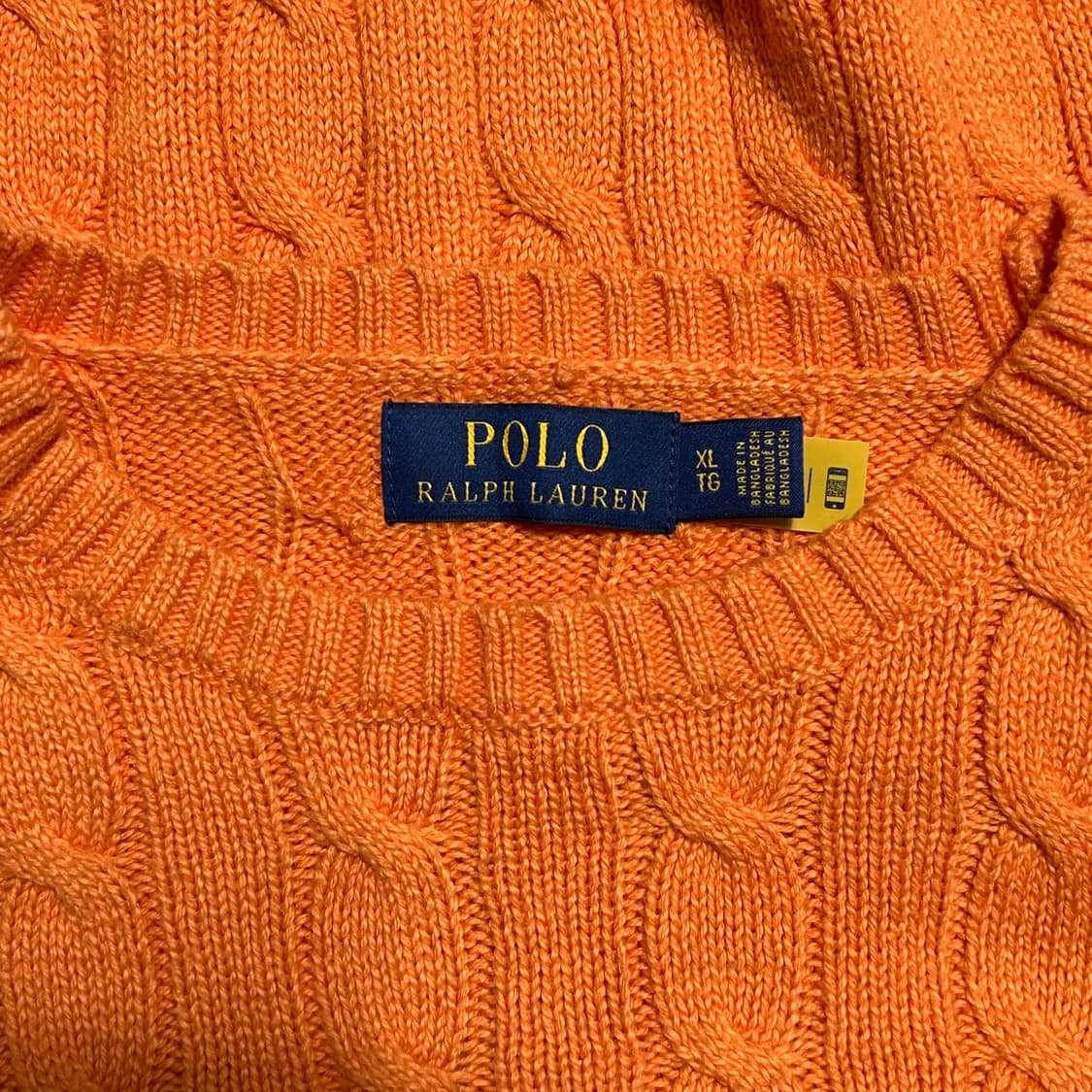 Polo Ralph Lauren 오렌지 케이블 니트 상품이미지2