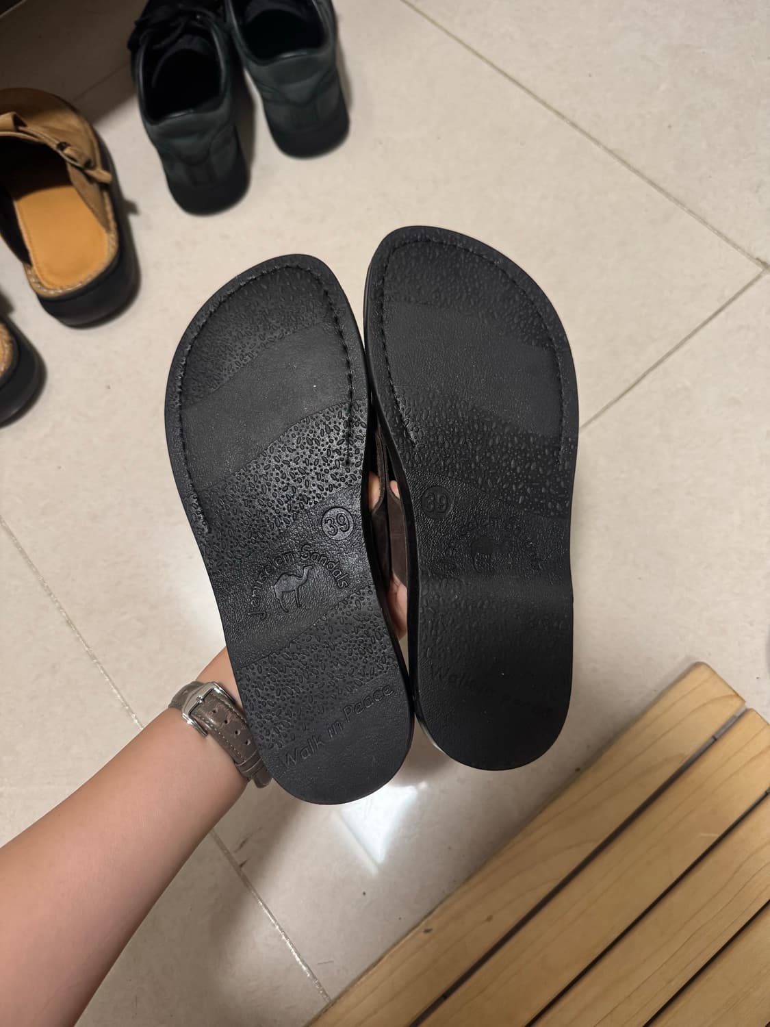 예루살렘 샌들 세스 브라운 245 상품이미지4