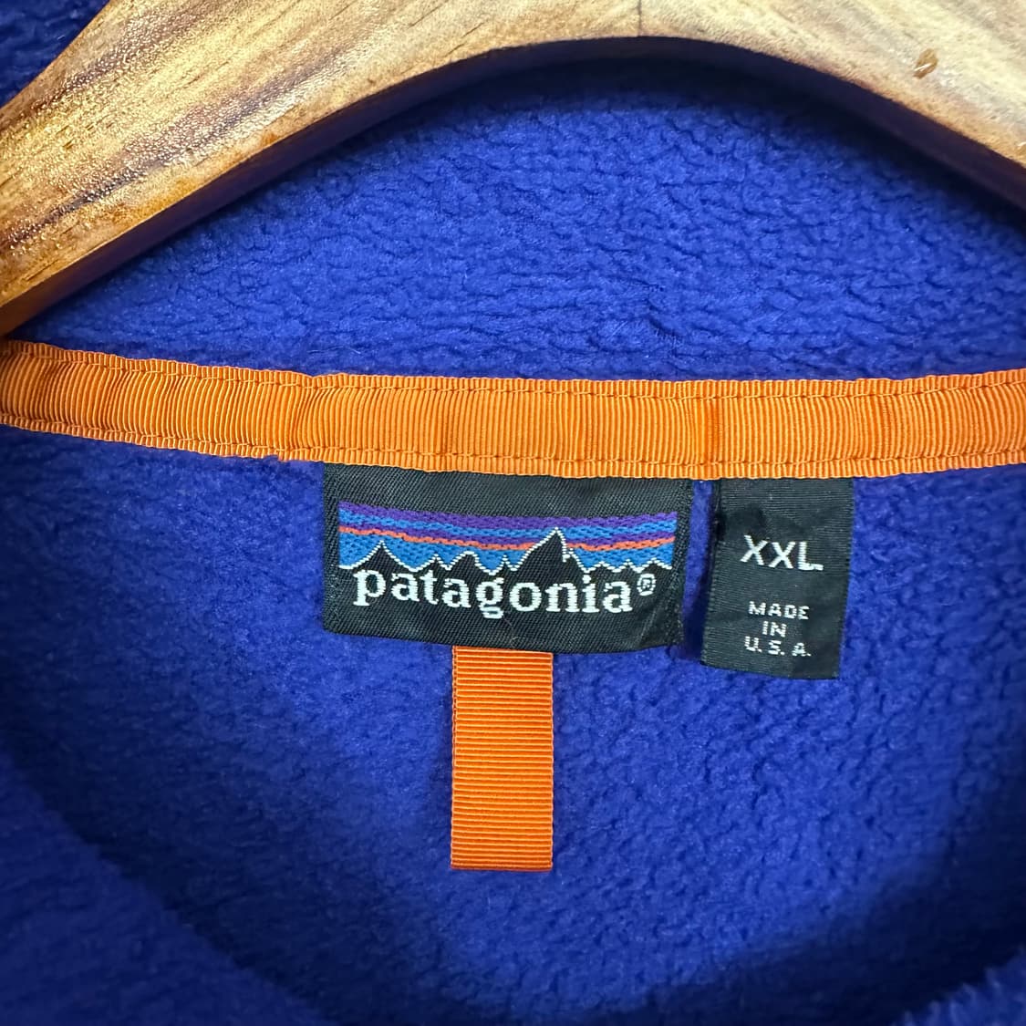 90‘s 파타고니아 신칠라 스냅티 ’퍼플/틸‘ 상품이미지3