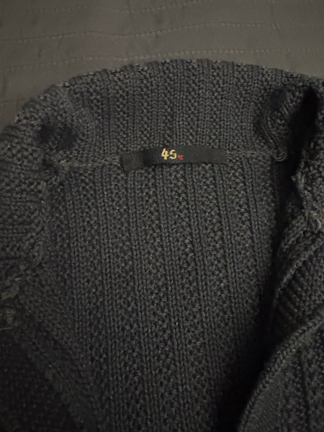 45rpm(45r) 인디고 니트 가디건  상품이미지2