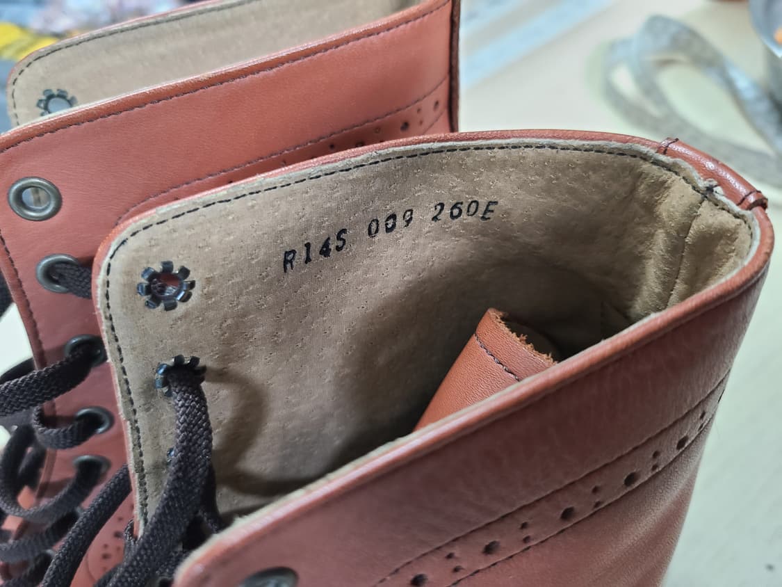 로맨틱무브 브라운 색상 윙팁 부츠 상품이미지4