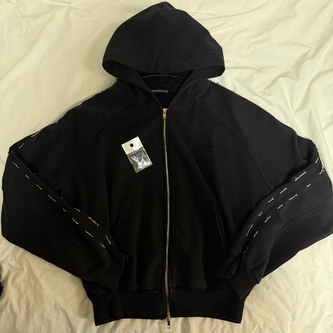 604 서비스 비즈 후드집업 블랙 S 상품이미지2