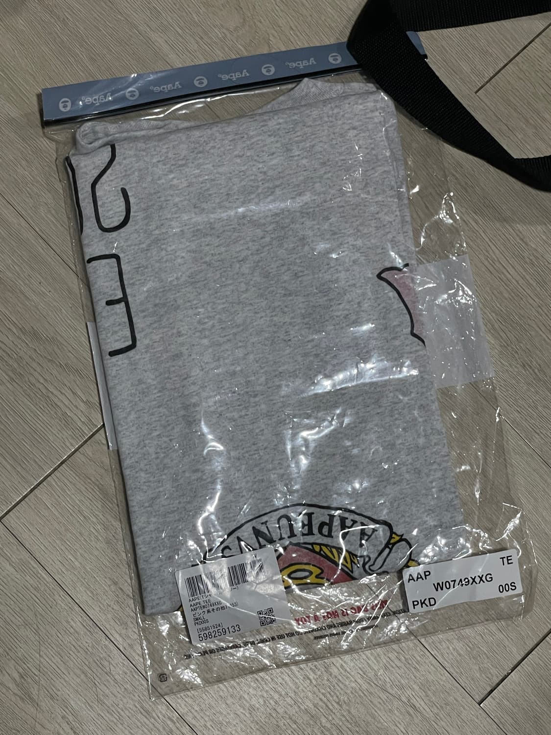 AAPE 티셔츠 그레이 L (정품 새상품) 상품이미지3