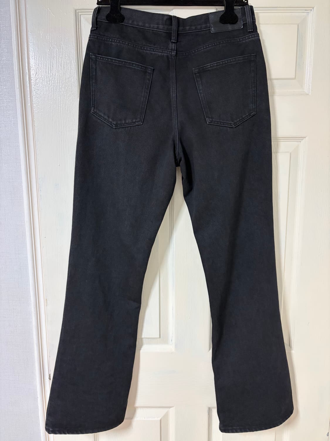 (2) 이니어 플레어 데님 블랙 상품이미지3