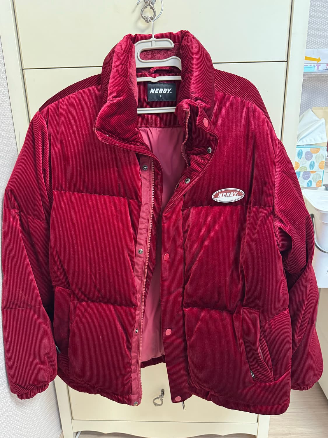 널디 코듀로이 벨벳 패딩 상품이미지2