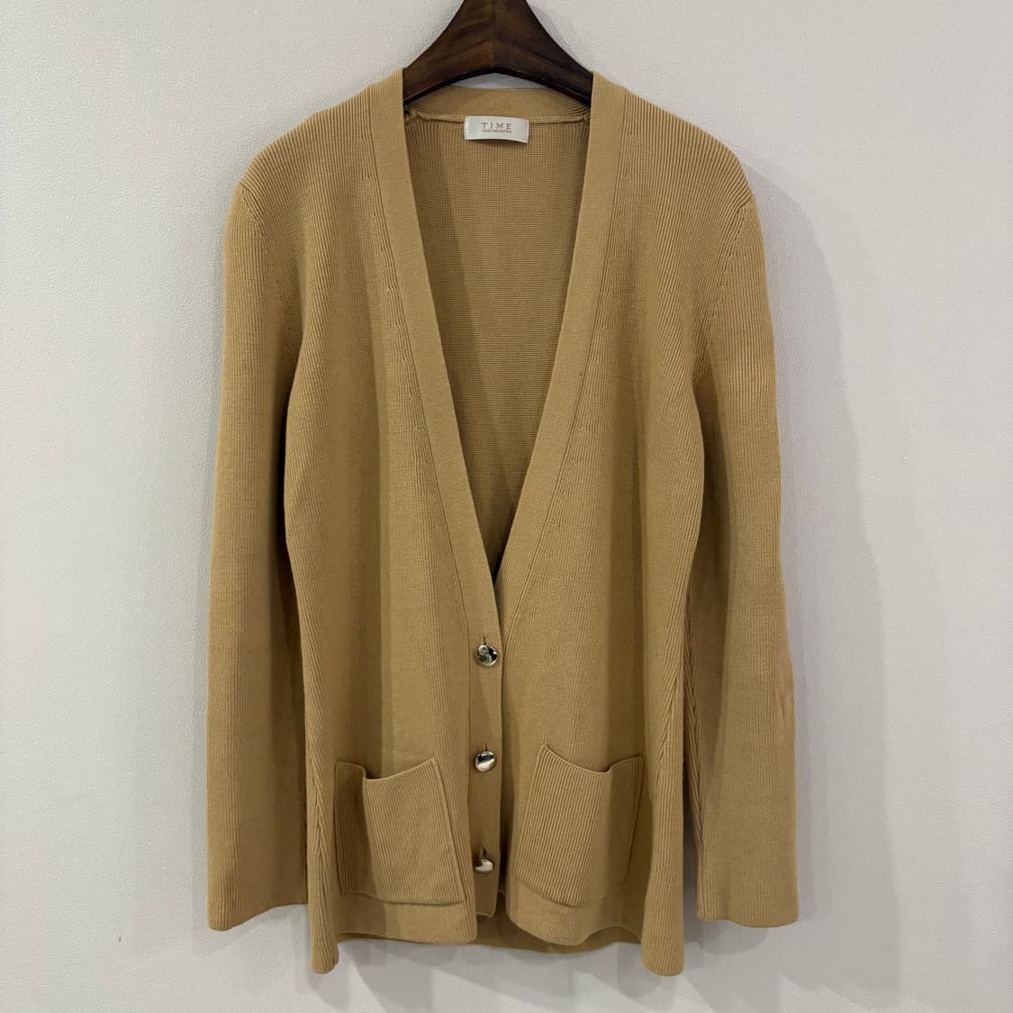 TIME 타임 가디건 베이지 상품이미지1