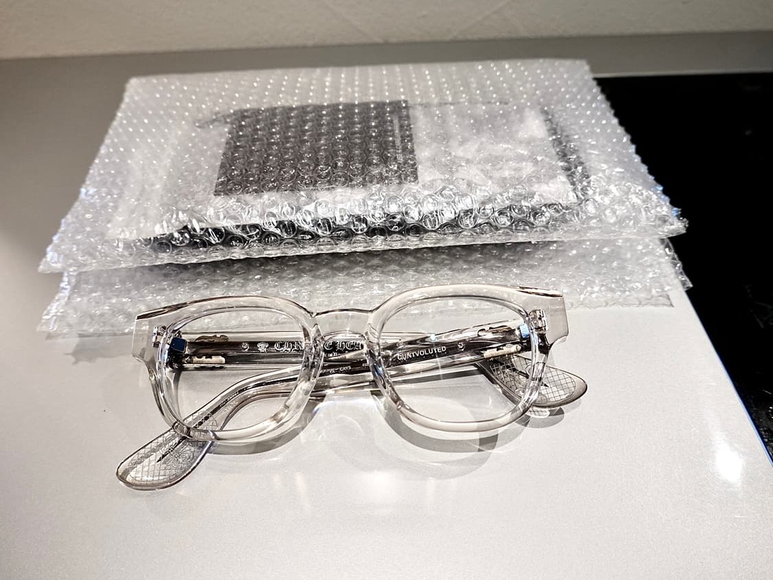 크롬하츠 컨볼루티드 크리스탈/실버 안경 상품이미지2