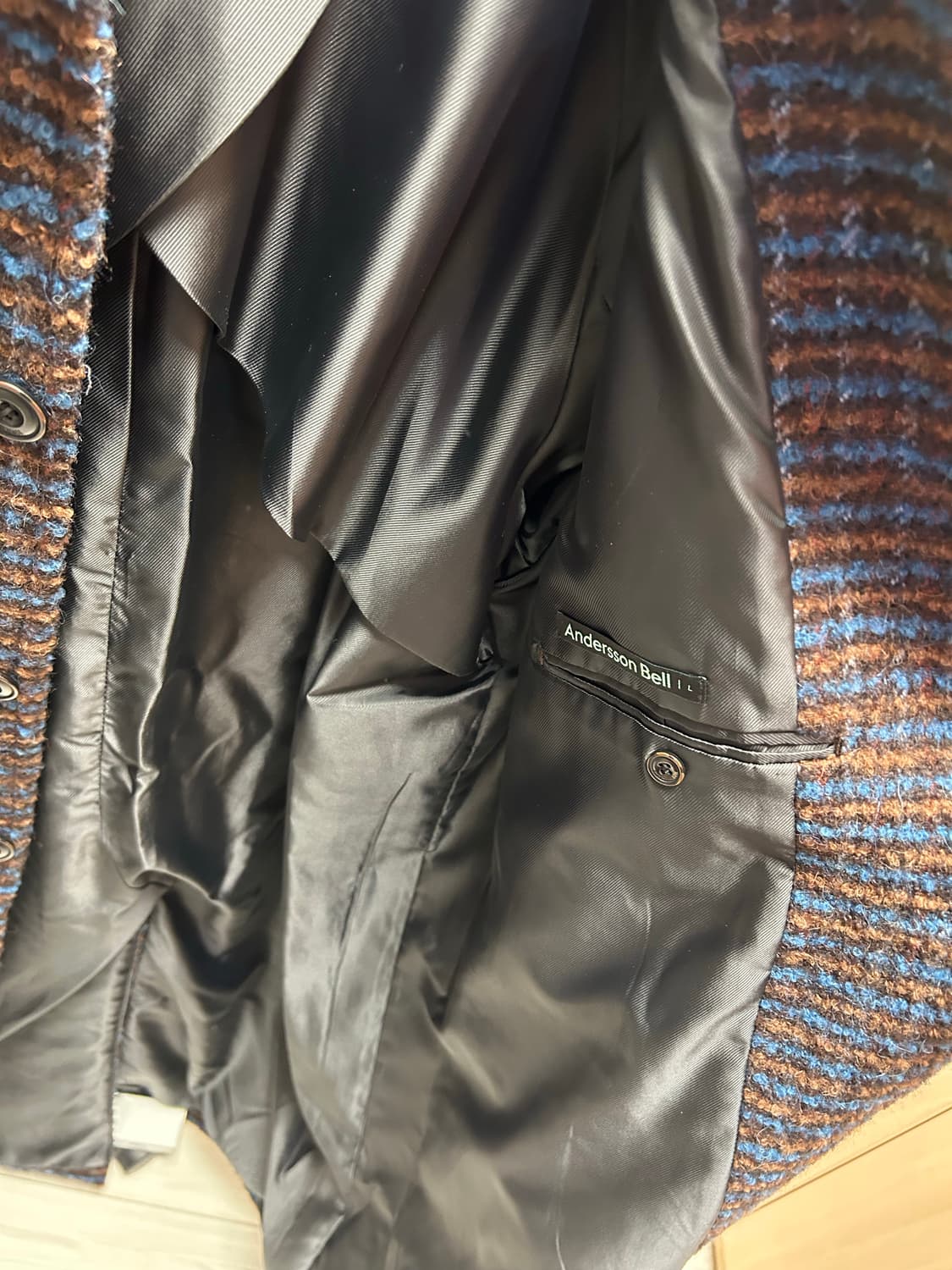 Anderson bell 발마칸 울 코트 상품이미지8