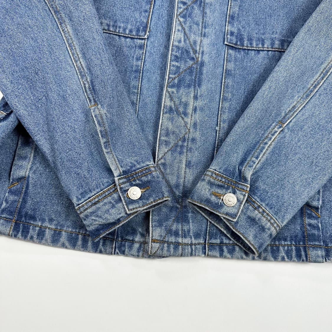 세인트페인 포켓 데님 트러커 청자켓 (L) 상품이미지4