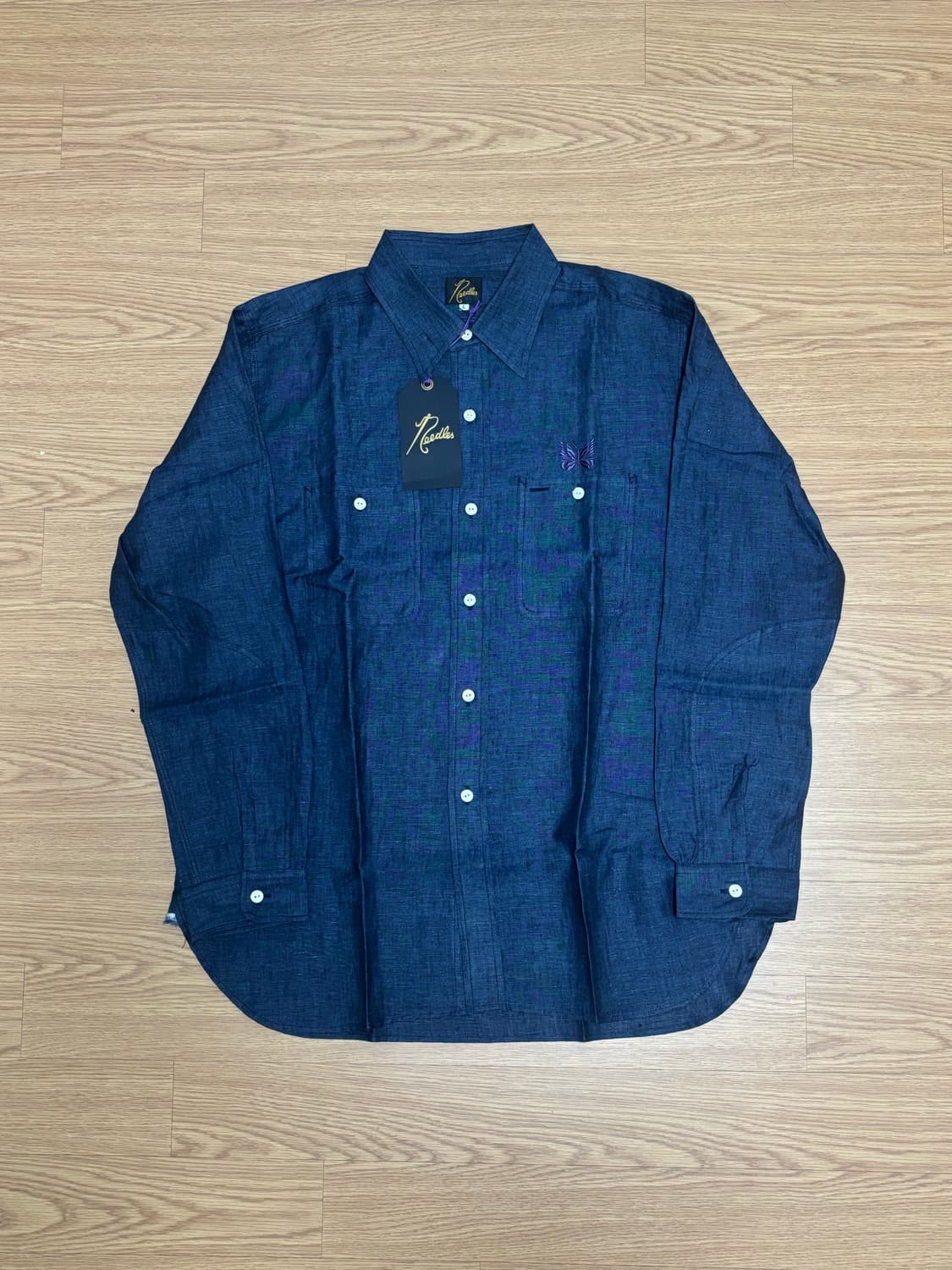 [새상품/L] 니들스 샴브레이 셔츠 상품이미지4