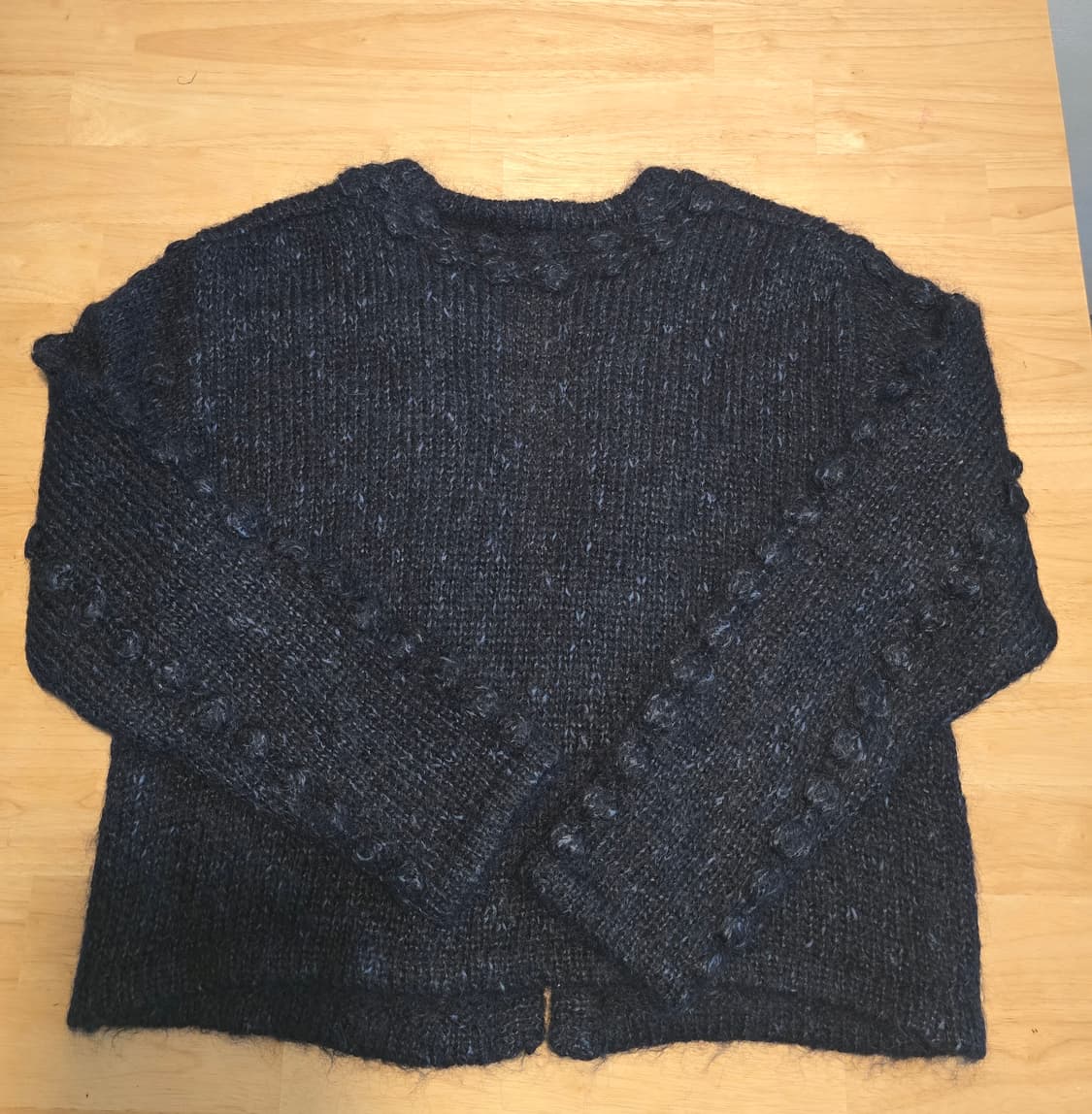 영국무드 일본제 팝콘짜임 울 가디건 상품이미지6