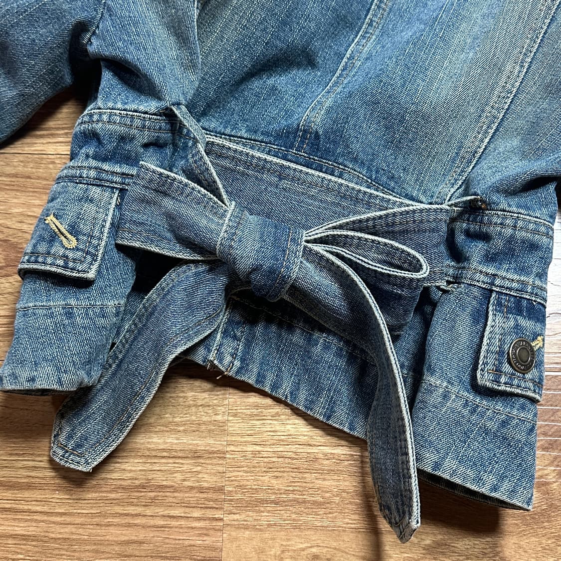 빈티지 리본 플라워 청 자켓 오네갸루 페어리 오리엔탈 히메갸루 로걀 라떼 상품이미지2