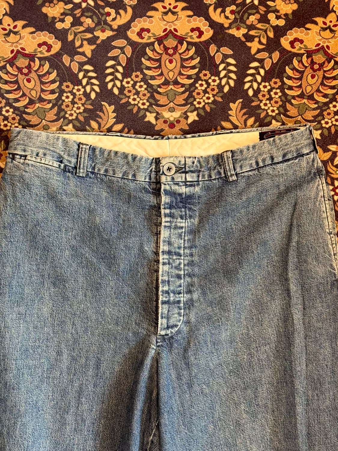 90s 더블알엘 데님 트라우저 치노팬츠 상품이미지2