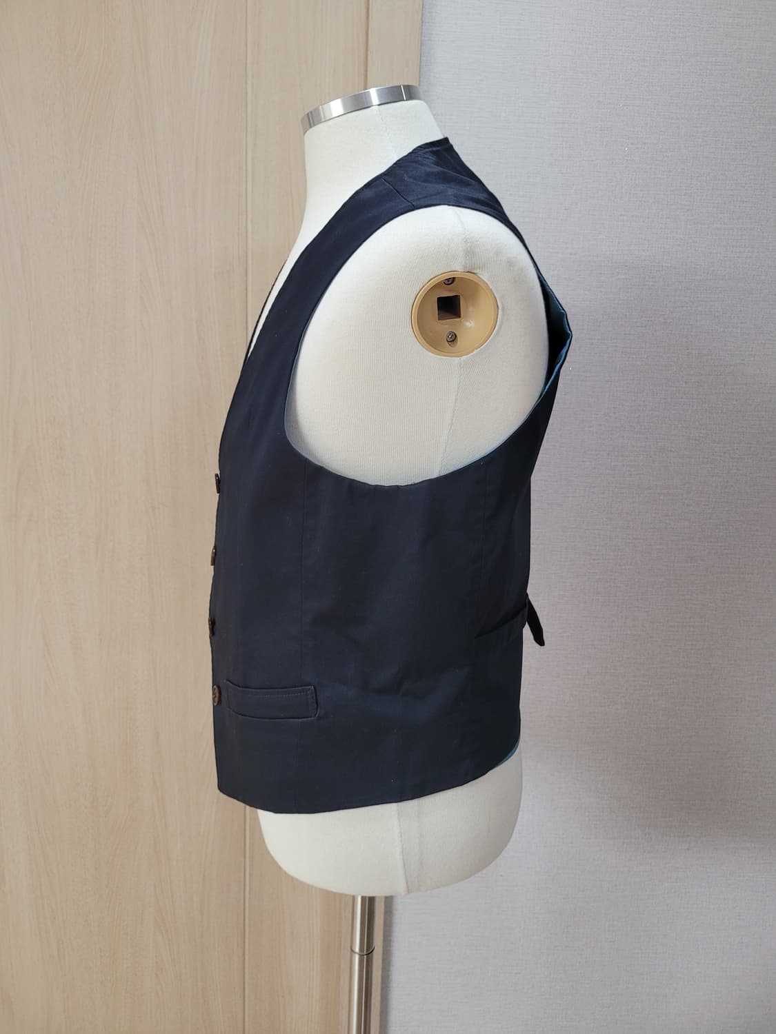 스파오포맨 SPAO for men 4버튼 조끼 100 다크네이비 상품이미지5