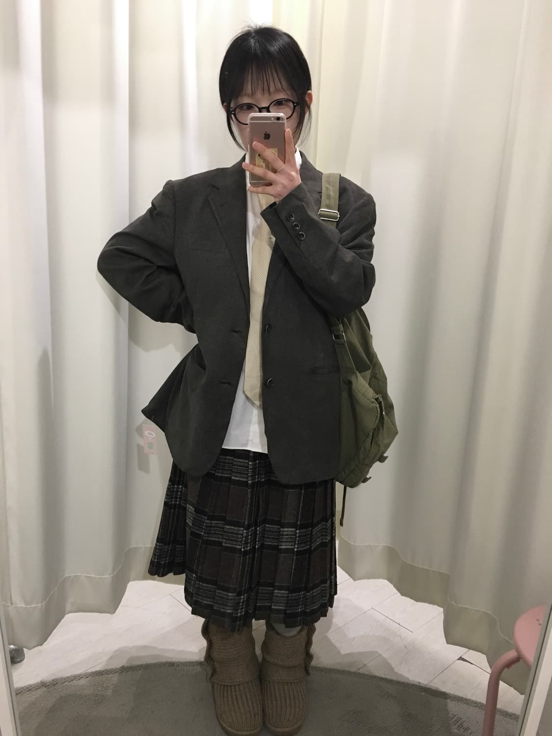 Cafe soho Wool-Feel Brushed Blazer 상품이미지3