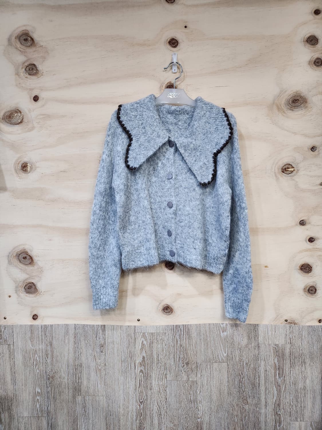 516) 러블리 카라 가디건 상품이미지1