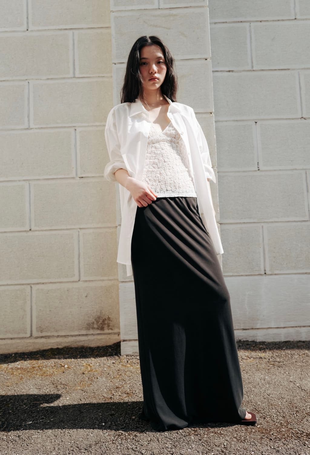 Monoha 모노하 jersey long skirt 저지 롱 스커트 상품이미지2