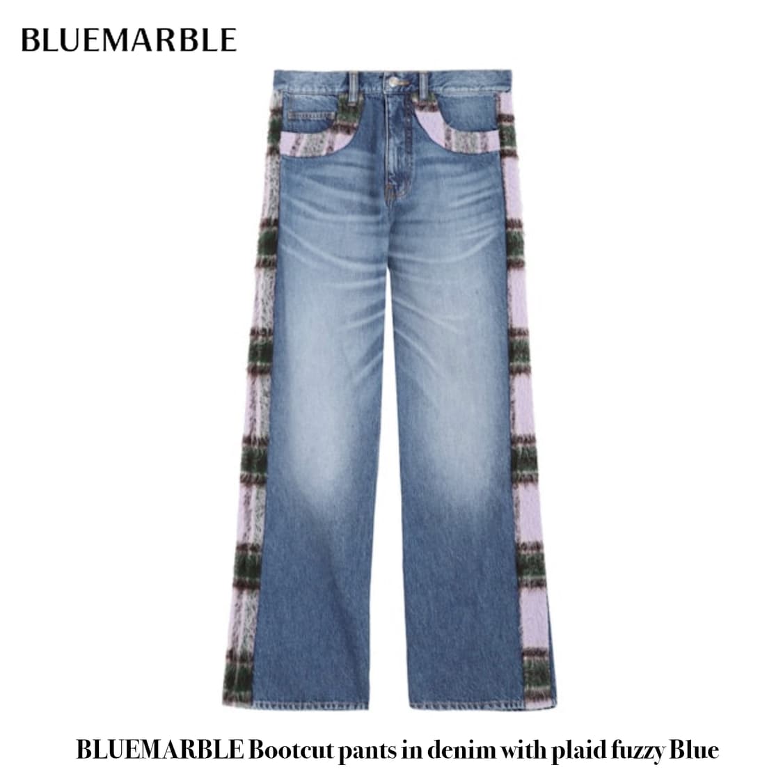 새제품 블루마블 부츠컷 데님 팬츠 상품이미지1