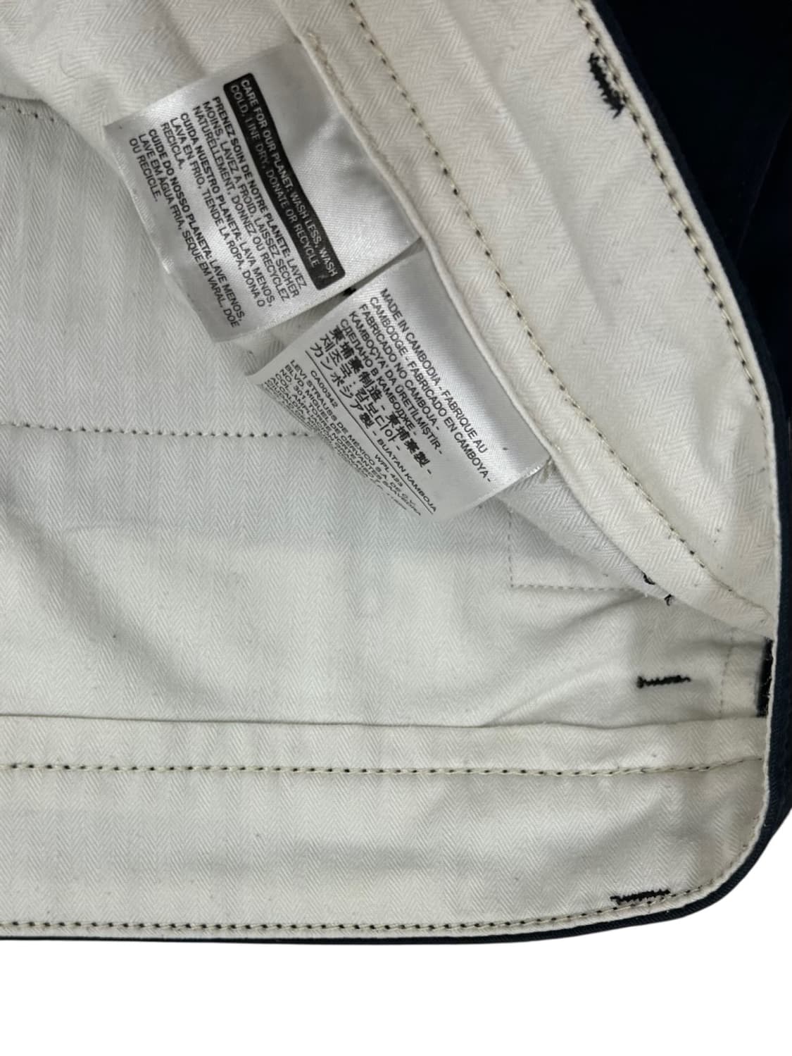 리바이스 면바지 네이비 (36)  상품이미지7