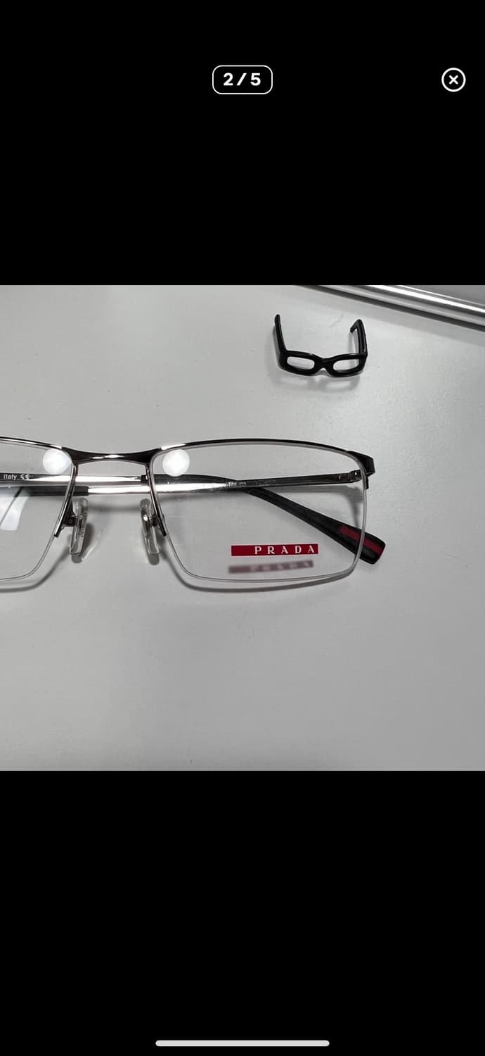 프라다 긱시크 무테안경 상품이미지2