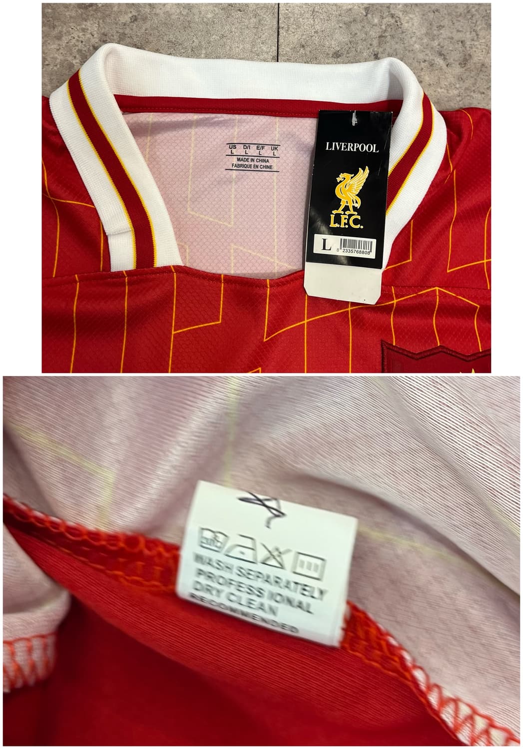 리버풀 LFC 유니폼 레드 L #csz2565 상품이미지3