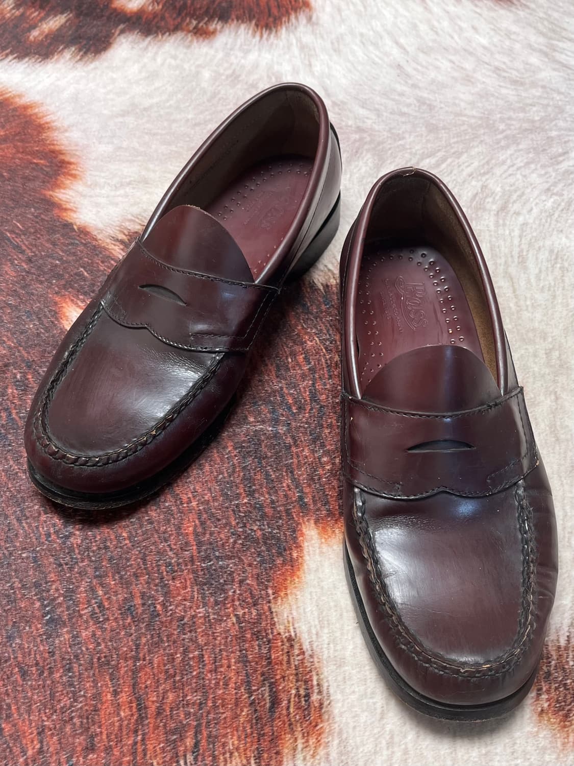 [9D ] G.H. Bass 로건 페니로퍼 버건디 상품이미지1