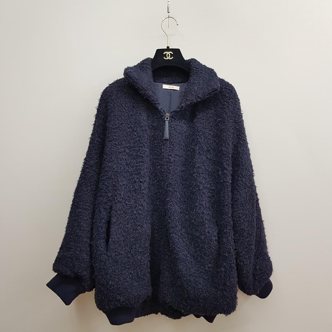 한섬 시스템 부클 텍스처 집업  F사이즈 상품이미지1