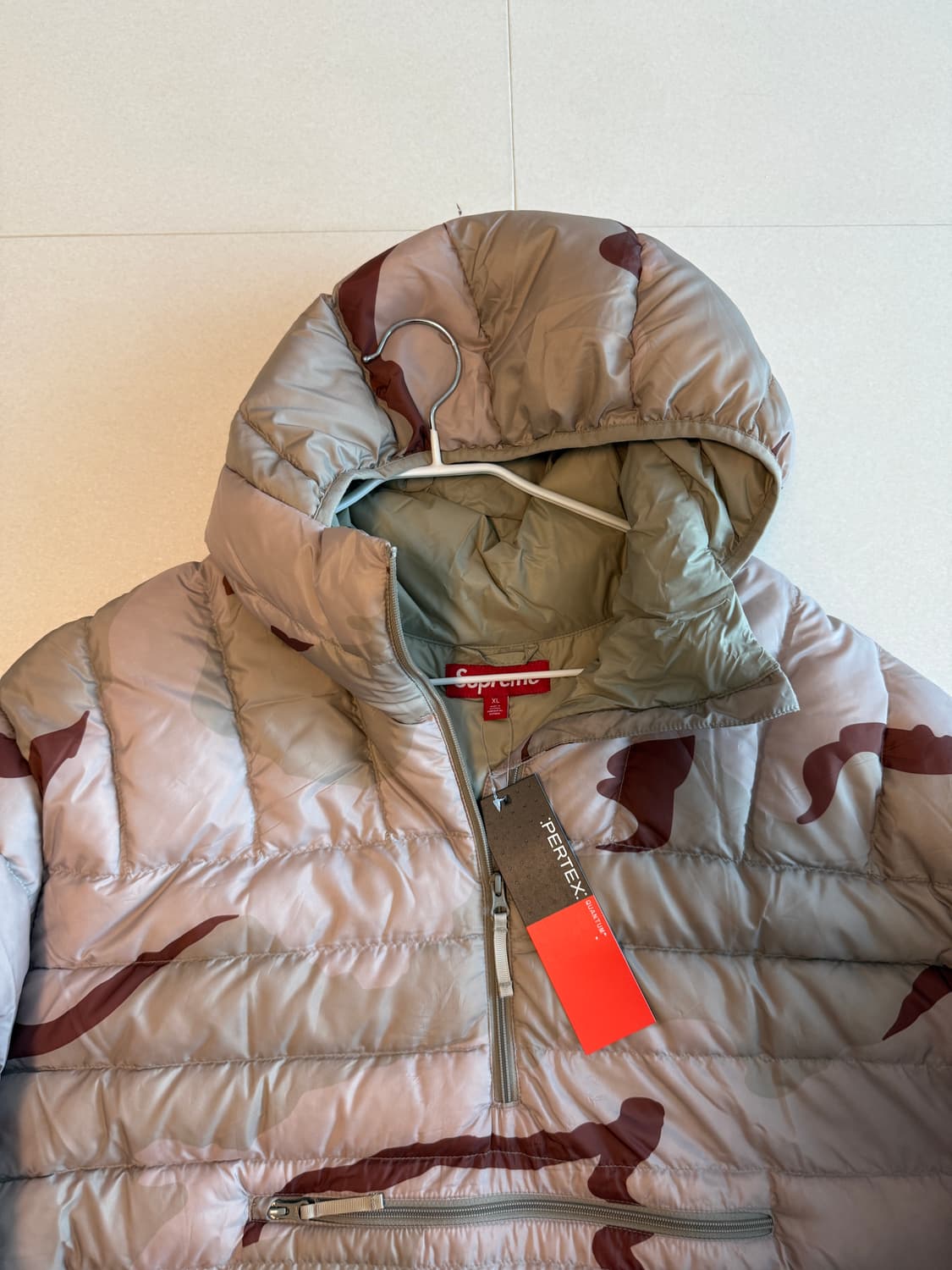 슈프림 마이크로 다운 하프 집 후드 풀오버 데저트 카모 - 24FW XL 상품이미지2