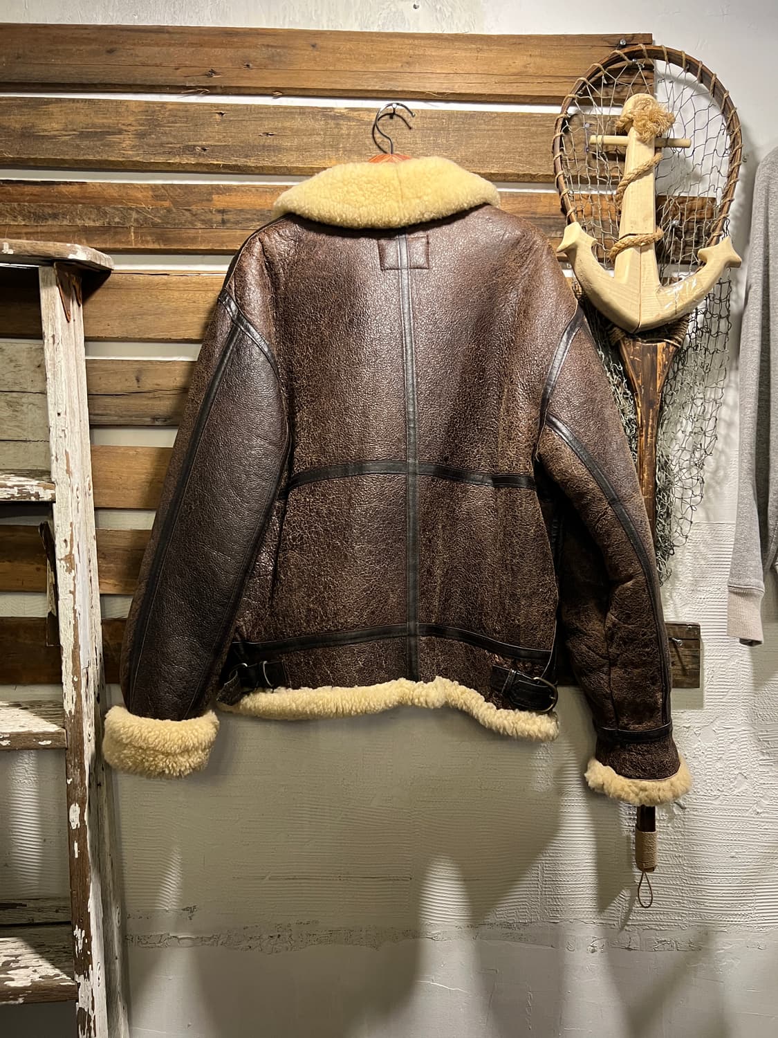 [M]90's TYPE B-3 리얼레더 무스탕 자켓 상품이미지9