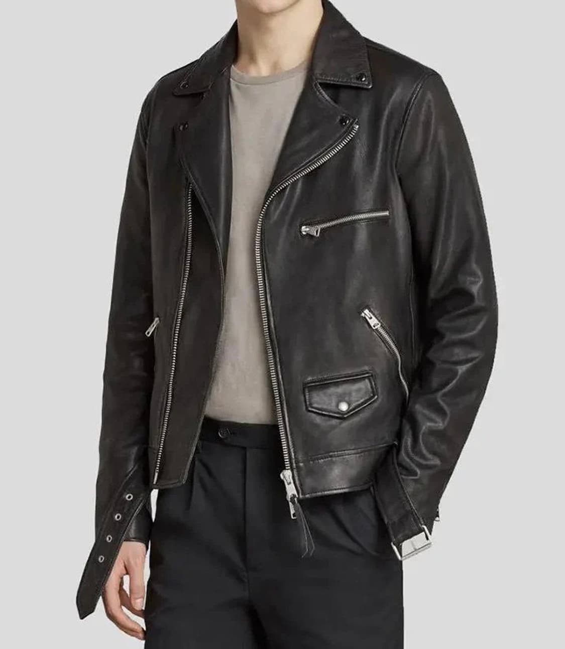 올세인츠 램스킨 라이더재킷 상품이미지1