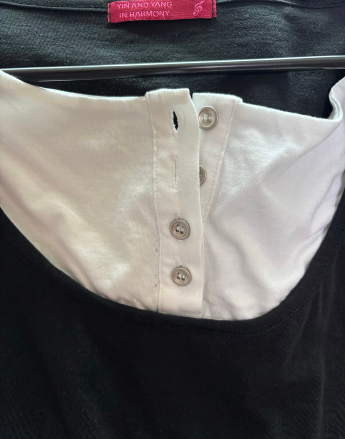 인앤양인하모니 레이어드 탑 블랙 상품이미지3