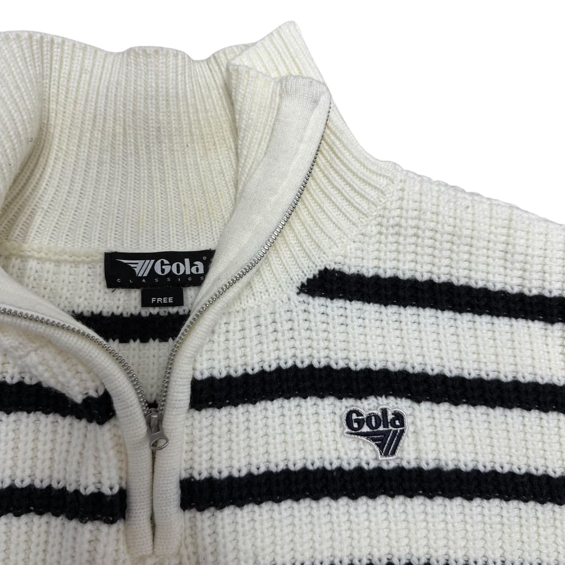 골라 반집업 니트 상품이미지2