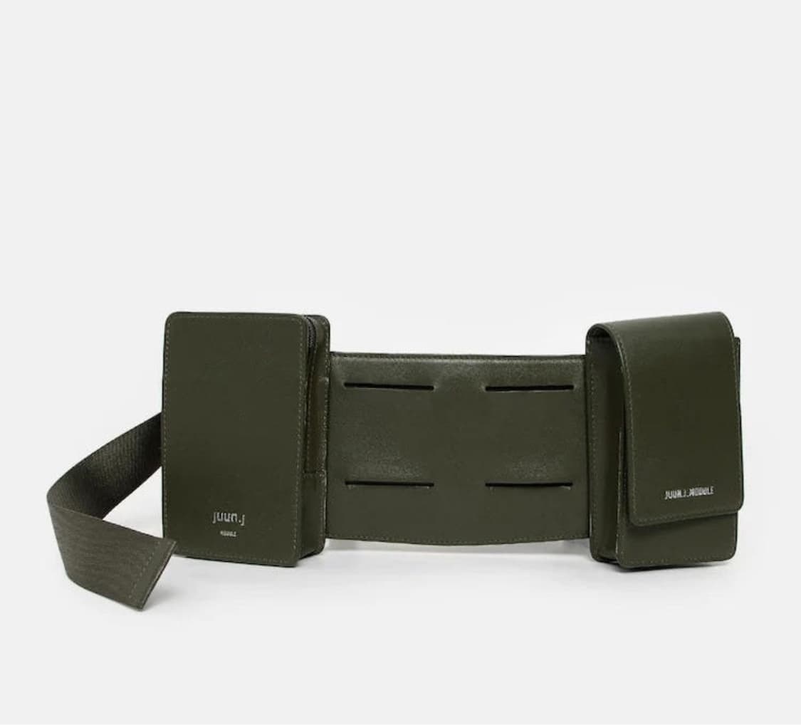 준지 모듈 가죽힙색 컬렉션라인 상품이미지3