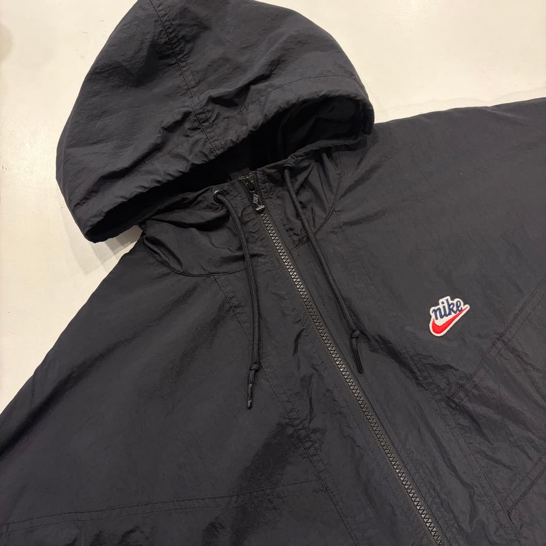 [L] 나이키 스카치 블랙 바람막이 후드 집업 B443 상품이미지3