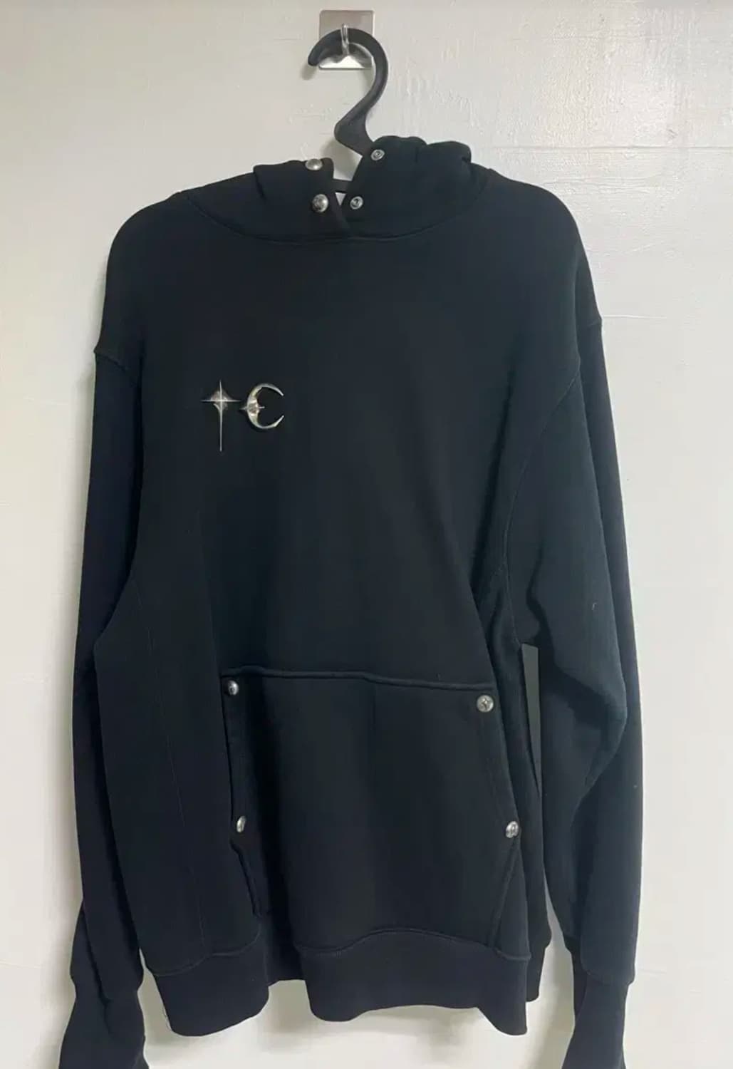 떠그클럽 아머 후드 2사이즈 블랙 상품이미지2