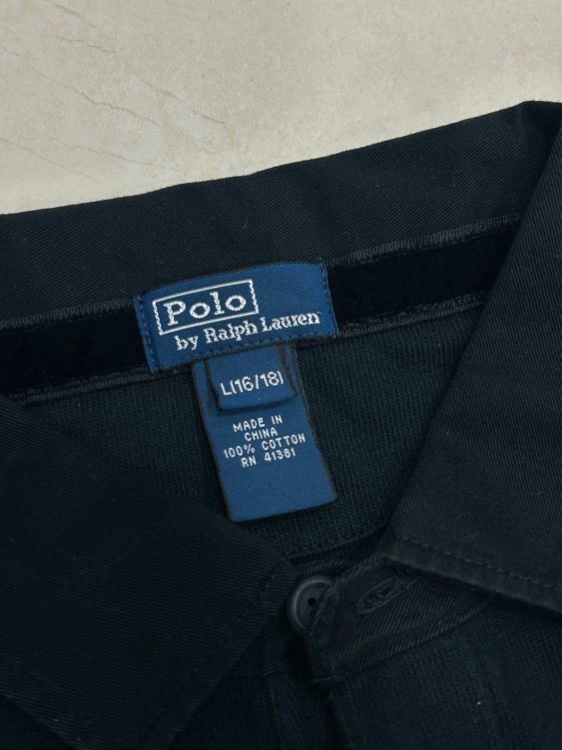 90-00s 폴로 랄프 로렌 럭비 셔츠 (키즈 L/성인 XS) 상품이미지4