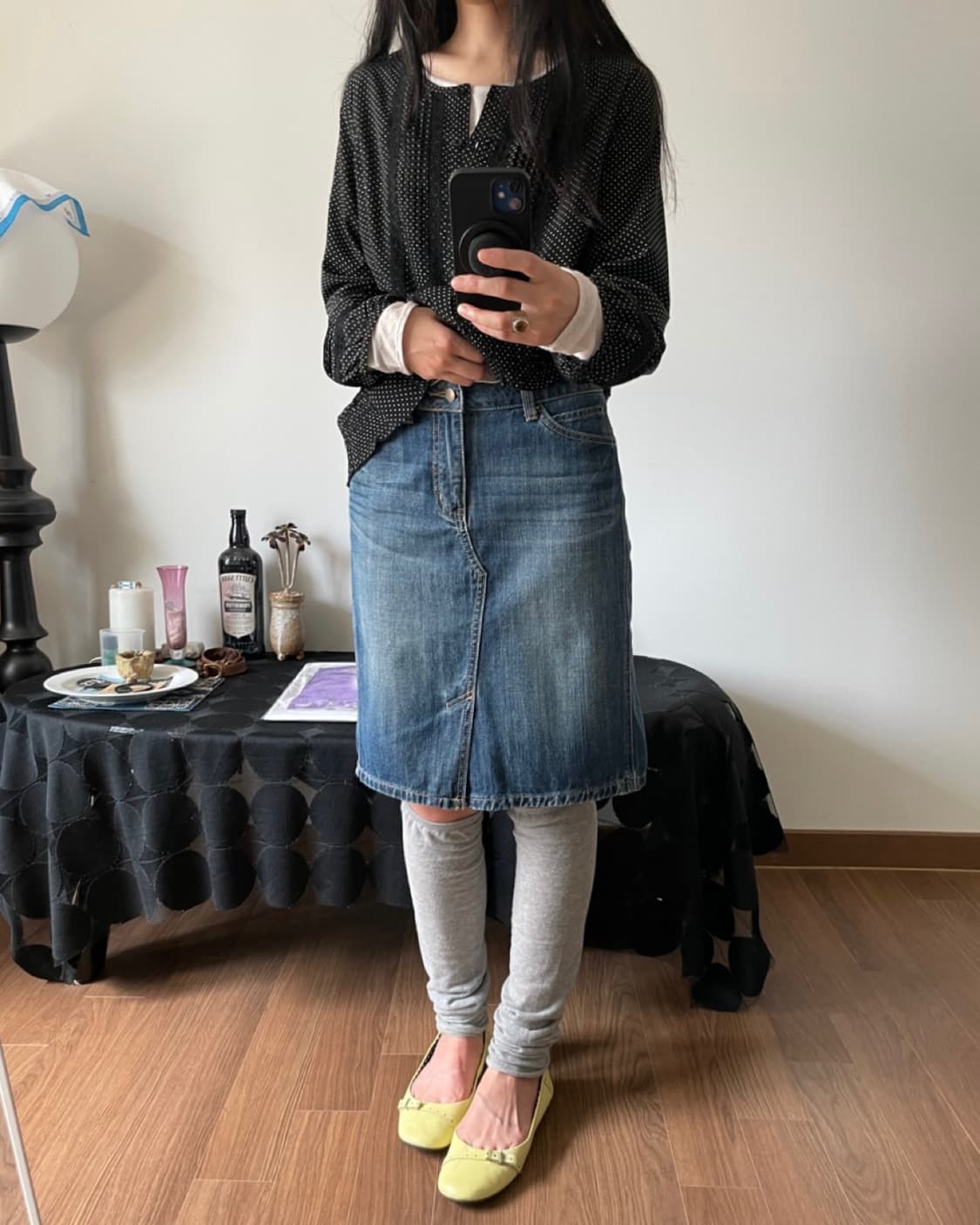 denim skirt 상품이미지9