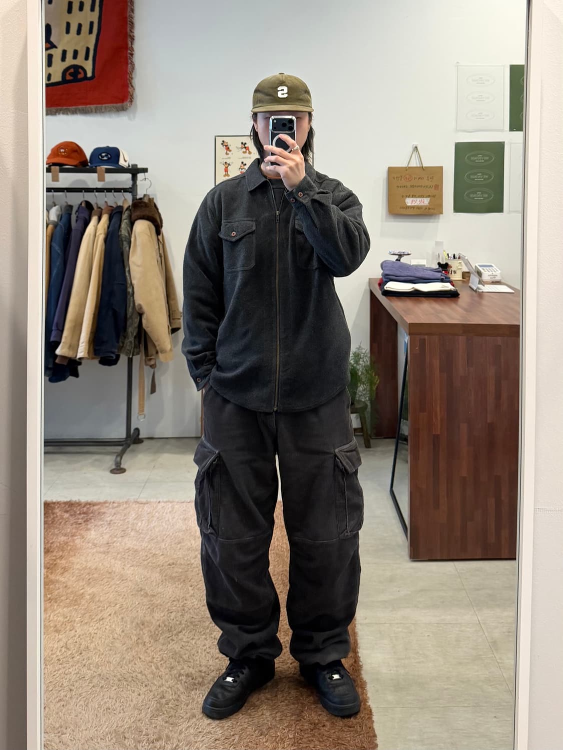 00s L.L.Bean 엘엘빈 플리스 투포켓 집업 자켓 상품이미지2