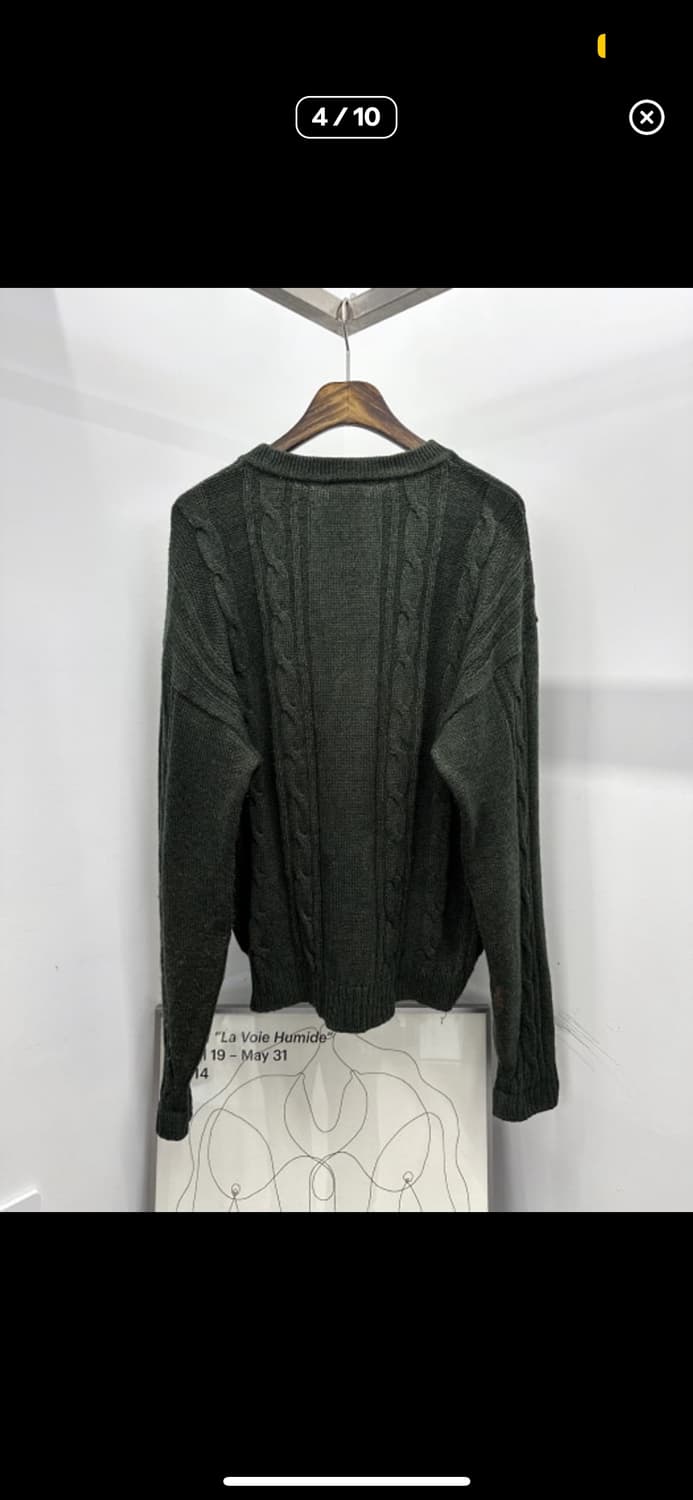 빈티지 라코스테 케이블니트 L-XL 상품이미지4