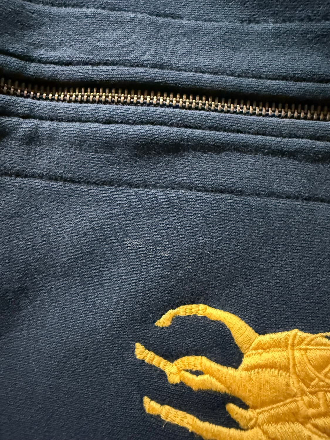 폴로 빅포니 후드집업 블랙 상품이미지3