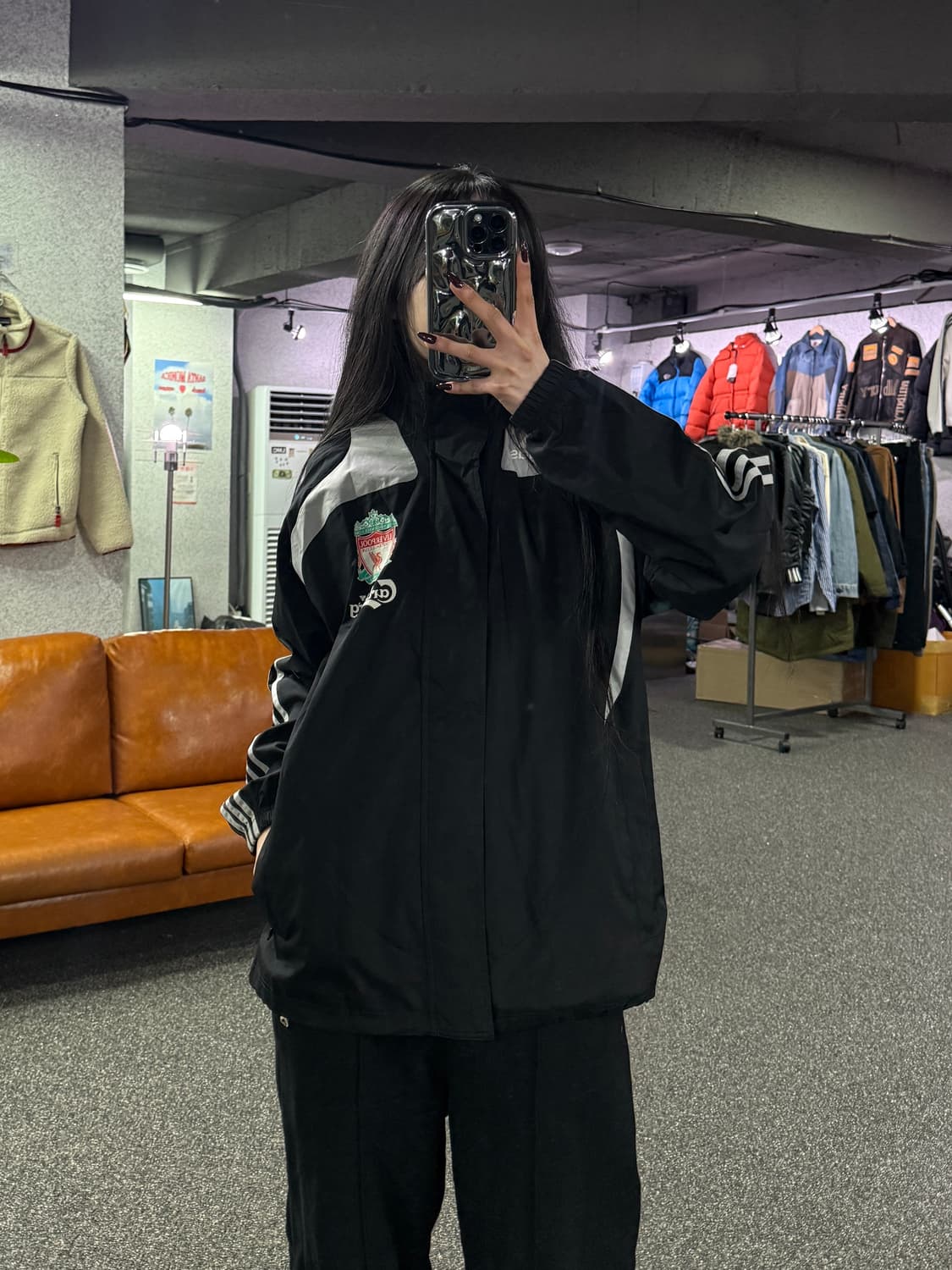 아디다스 리버풀 삼선 트레이닝 바람막이 자켓 B4370 상품이미지1