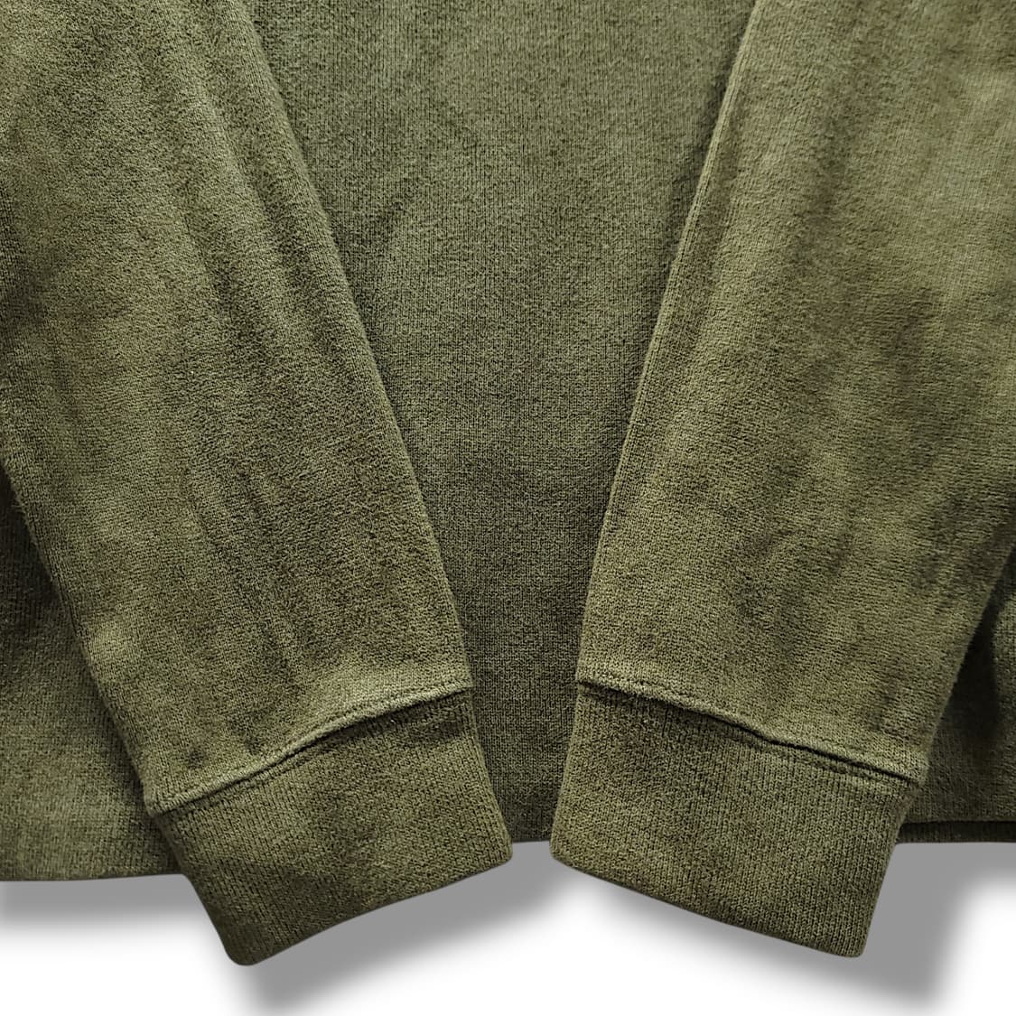 [L] 폴로 카키 코튼 하프 집업 스웨터 니트 상품이미지7