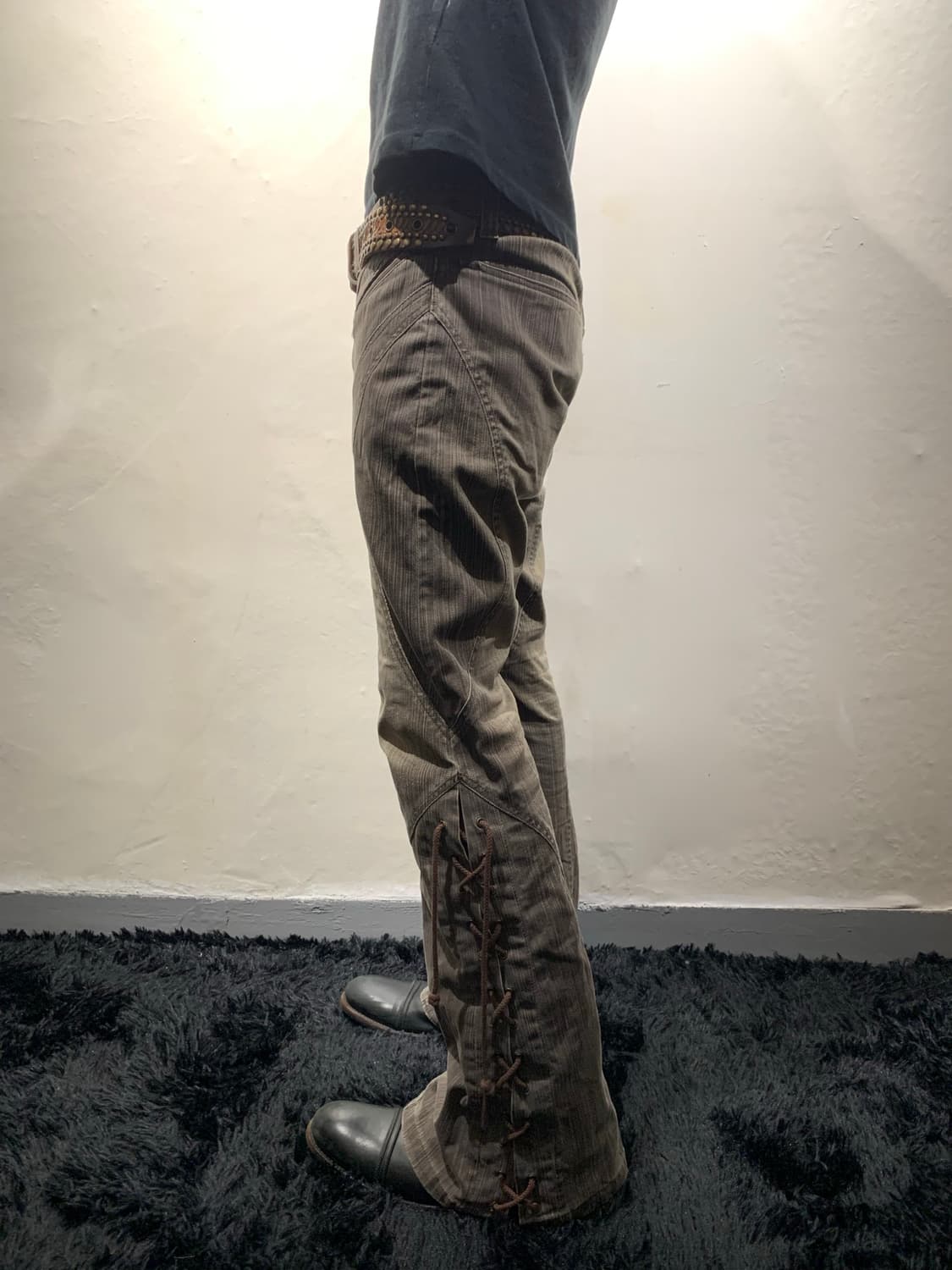 Tornado Mart Lace-up Detail Bootcut Pant 상품이미지4