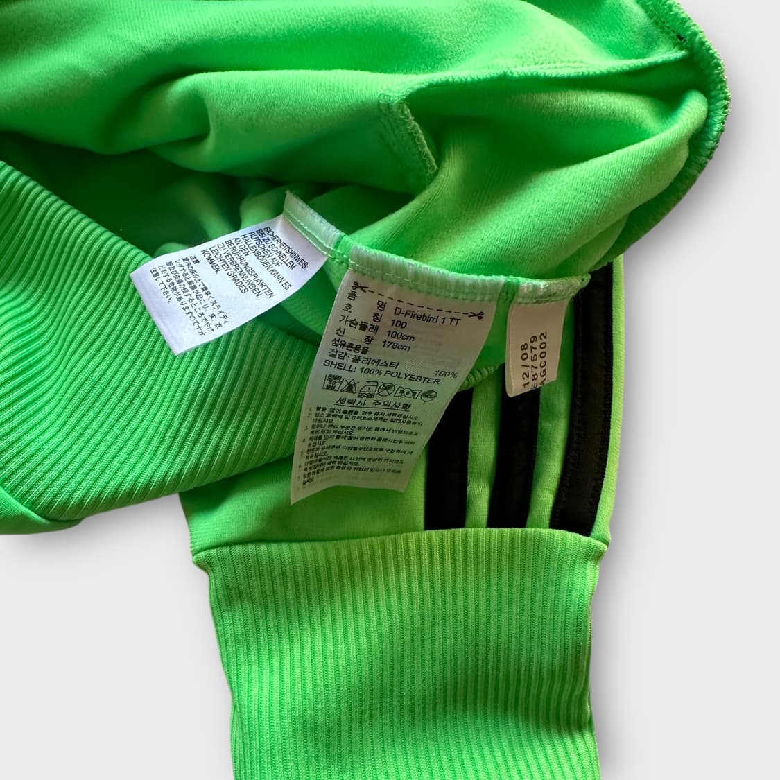 아디다스 형광그린 파이어버드 트랙탑 져지 상품이미지4