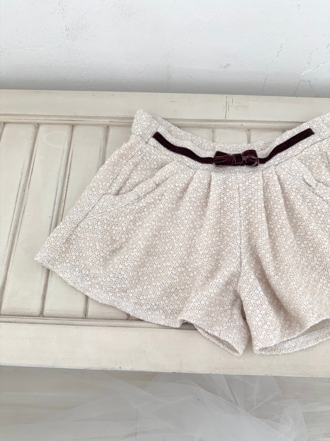 light beige short pants 상품이미지2