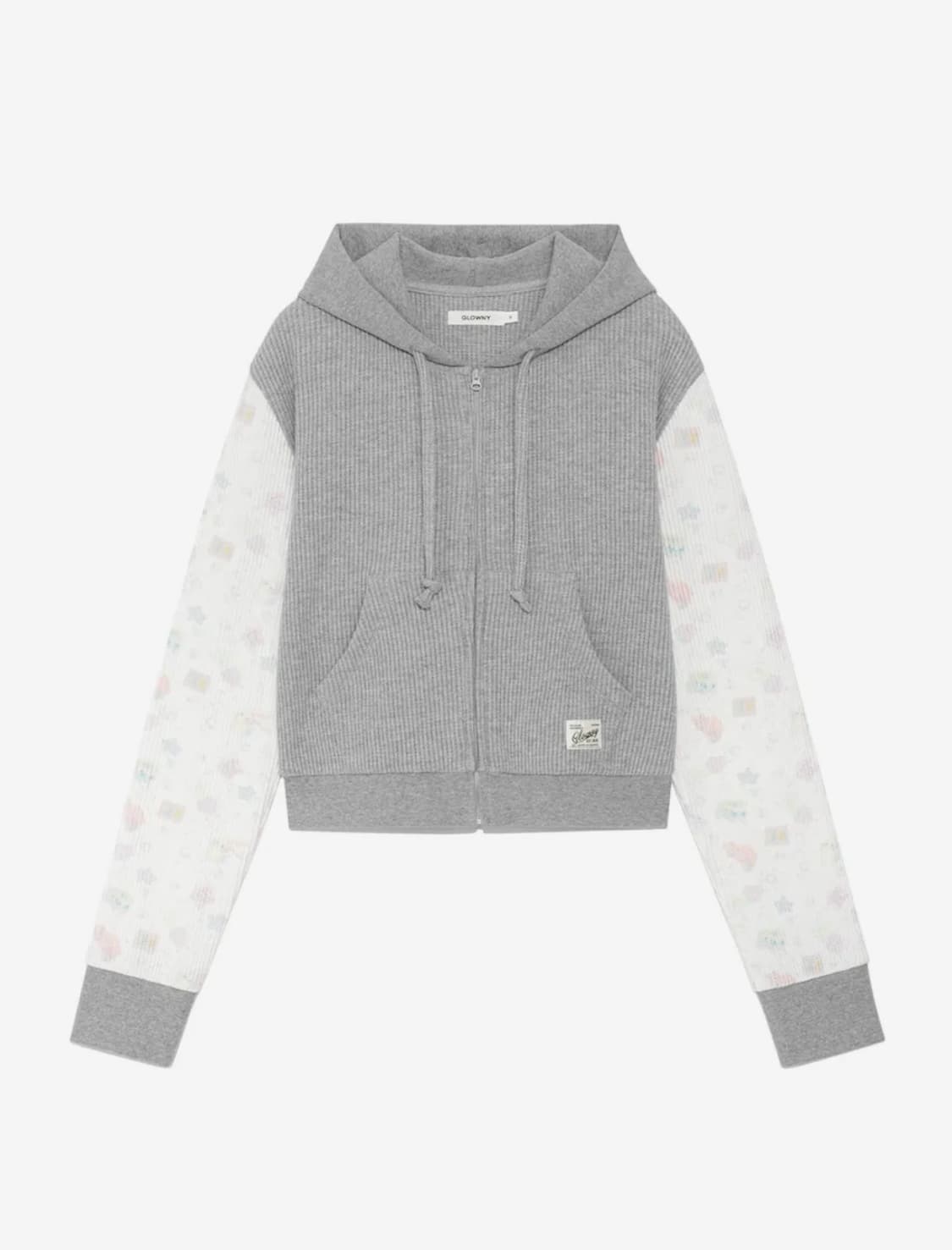 글로니 CONTRAST DREAMY WAFFLE HOODIE 상품이미지7